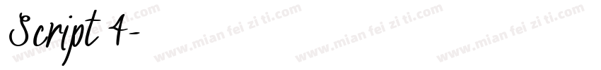 Script 4字体转换